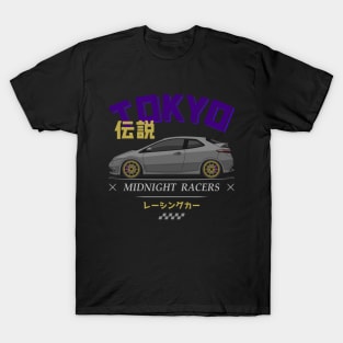 Midnight Racer Silver FN2 JDM T-Shirt